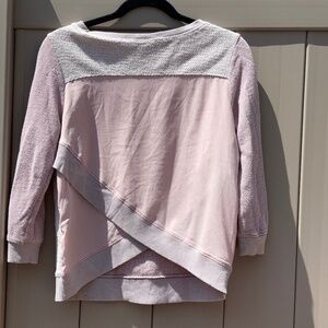 Pink flowy long-sleeve
